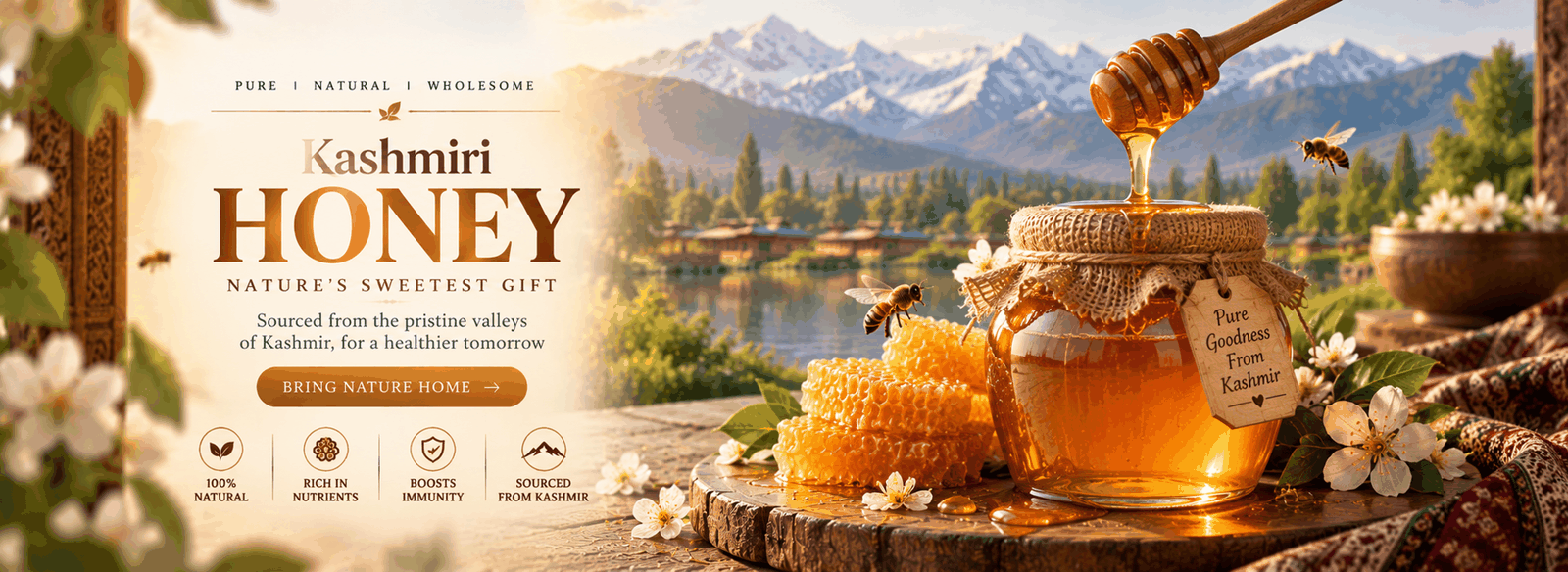 Kashmiri Honey — nature's sweetest gift