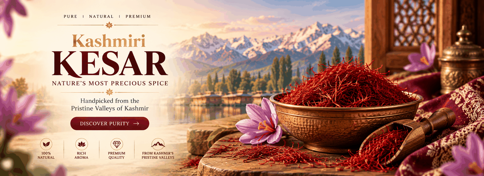 Kashmiri Kesar — Nature's most precious spice