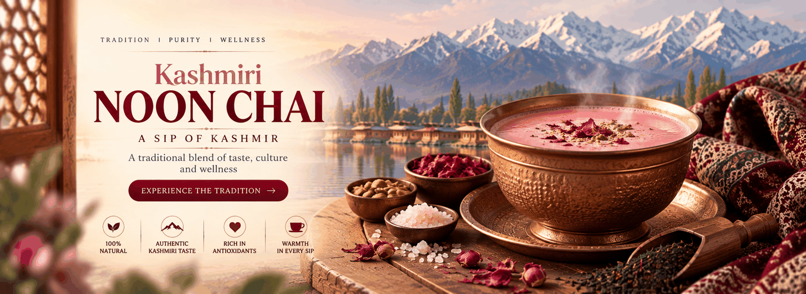 Kashmiri Noon Chai — a sip of Kashmir